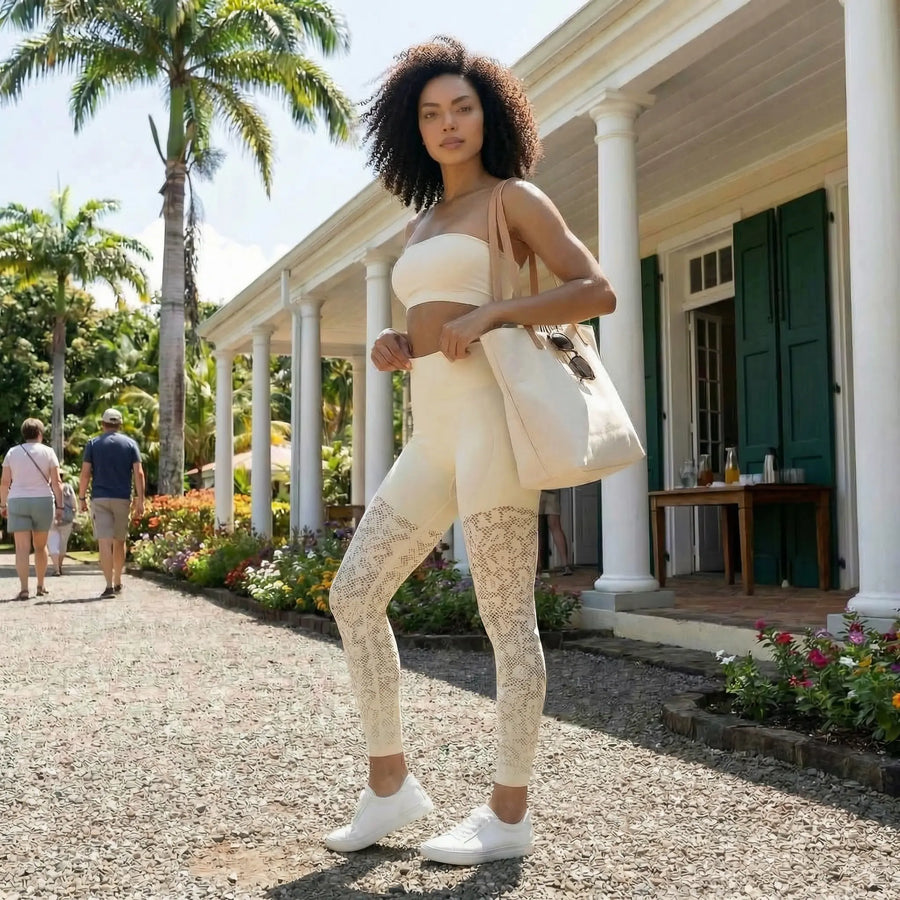 KAIA — LEGGING AJOURÉ