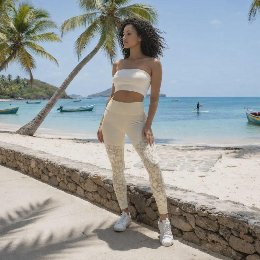 KAIA — LEGGING AJOURÉ