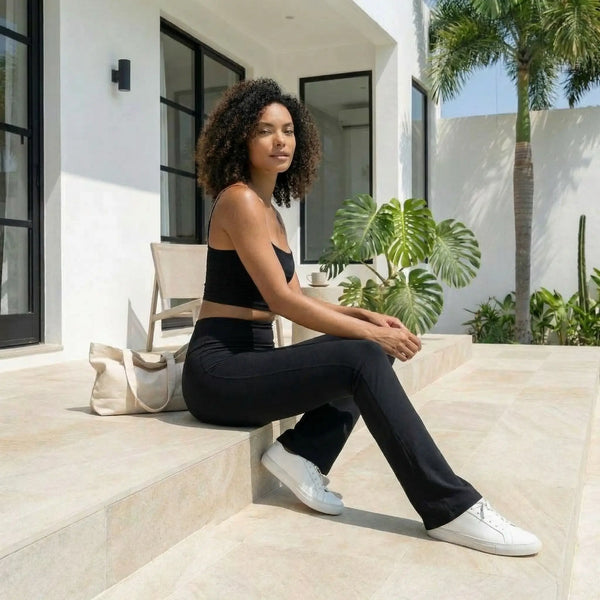 ELARA — LEGGING FLUIDE FEMME - Vue alternative