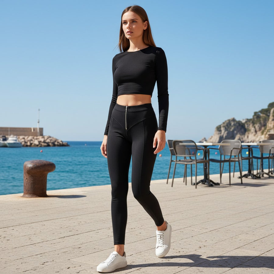 LINA — Legging taille haute