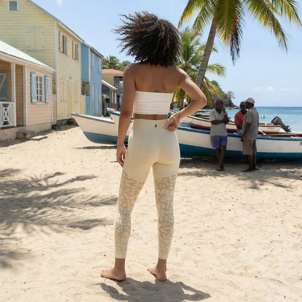 KAIA — LEGGING AJOURÉ - Vue alternative